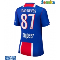 Paris Saint-Germain Joao Neves #87 Domaci Dres za Ženska 2026-27 Kratak Rukav